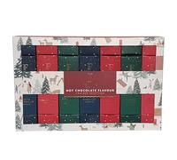 Festive Delights Hot Chocolate Flavour Cracker Selection Assorted Drink Mix Variety Box with White, Gingerbread, Cinnamon Roll, Hazelnut, Milk Choco, Salted Caramel Flavours