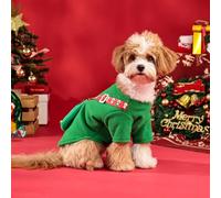 Festive Dog Outfit Cozy Reindeer Design Sweatshirt to Celebrate the Holidays (S)