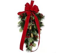 Festive Door Wreath 60cm Bell Motif Holiday Decor(Without lights)