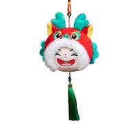 Festive Dragon Stuffed Animal Toy Pendant Red Mascots New Year Decoration Pendant Gift Plush Toy Stuffed Animal Indoor Decoration
