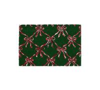 Festive Festive Bows Coir Door Mat - 40x60 cm