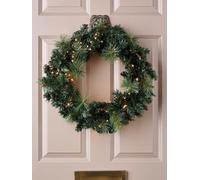LED Wreath Christmas Decoration - 60cm Firefly