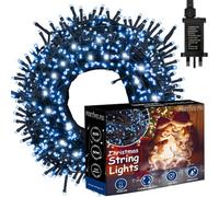 Festive Fix Warm White 50M 500 Led Christmas Lights For Indoor & Outdoor Christmas Decorations Waterproof Powered Christmas Lights