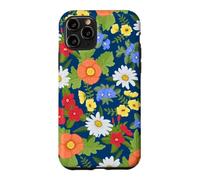 Festive Florals - Multi-color Flowers and Leaves Case for iPhone 11 Pro