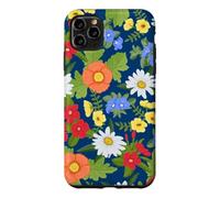 Festive Florals - Multi-color Flowers and Leaves Case for iPhone 11 Pro Max