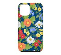 Festive Florals - Multi-color Flowers and Leaves Case for iPhone 12/12 Pro