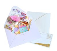 Festive Flower Greeting Card Handmade With Attention To Detail Popup For Share Warmth And Happiness Gift Materials