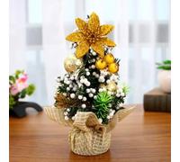Festive for mini Christmas Tree 16cm for Home Office Party Festive(2#)
