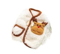 Festive fresh Year Knitted Sweaters for Small and Medium-Sized Dogs (Teddy, Bichon Frise) - Year's Clothing(Brown deer,L)