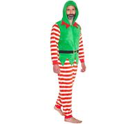 Festive Friends Christmas Elf Onesie in Green | Size: Medium Festive Friends Green M