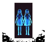 Festive Front Door Backdrop Halloween Cover 180x90cm Twin Sisters Holiday T