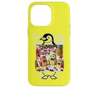 Festive Fruit Penguins Christmas Design for Holiday Cheer Case for iPhone 14 Pro Max