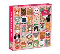Festive Furballs 500 Piece Puzzle by Galison (Jigsaw)
