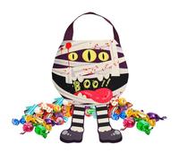 Festive Gift Bags for Celebrations - Halloween Sweets Bags | Busy Fabric Goodie Bag for School Events Rounds Retail Shops Family Organizers Reunion, e, Se référer au descriptif, Refer to description