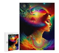 Festive Gift for Adults: Lady Synesthesia Percepts, 500 PCS, Challenging Puzzle for Adults - for A Rewarding Weekend Challenge
