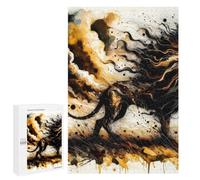 Festive Gift for Adults: Lion in Motion, 1000 PCS, Adult Tabletop Puzzle; for Shared Table Time