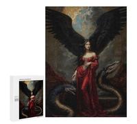Festive Gift for Adults: Renaissance Lilith, 500 PCS, Wooden Brain Teaser for Adults, with A Decorative Finished Picture