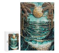 Festive Gift for Adults: Secret Paradise Beach, 300 PCS, Challenging Puzzle for Adults - for A Rewarding Weekend Challenge