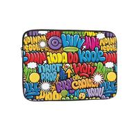 Festive Gift Laptop Sleeve 10-17 Inch, Graffiti Alphabet Print Case for Her/Him" (Graffiti Alphabet F,15 inches)