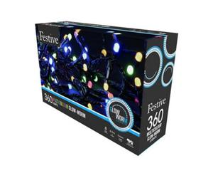 Festive Glow-Worm Lights - Multicolour - 520 Leds