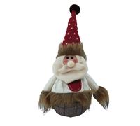 Festive Glowing Santa Claus with Red Hat, LED
