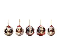 Festive Hangings Baubles Lovely Dinosaur Baby Eggs Christmas Tree Hangings Ornaments Cartoon Designs Kids Accessory