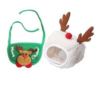 Festive Hat Scarf Set - Headwear Holiday Costume, Bandana Apparel, Which Is and Elastic, So There Is No Need to Worry About the Feeling Uncomfortable During Wearing