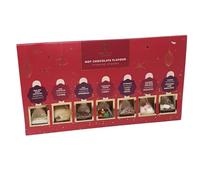 Festive Hot Chocolate Flavour Stirring Spoons Assortment | 7 Flavours including Hazelnut, Cookie, Peppermint, Raspberry, Chocolate Orange, and S'mores | Perfect for Hot Drinks and Gifts