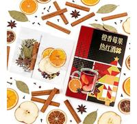 Festive Hot Drink Spice Blend (22g*4) - Star Anise, Cloves for Cider, Mulled Wine & Winter Drinks(160g Original Flavor(8 packets*2))