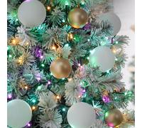 Festive Indoor & Outdoor 6Ft Christmas Tree Lights 760 Aurora Leds