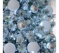 Festive Indoor & Outdoor 6Ft Christmas Tree Lights 760 White Leds
