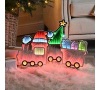 Festive Infinity Light Up Christmas Train - 70Cm