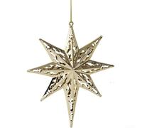 Festive Iron Ornaments for Hanging on Christmas Trees or Walls with Snowflake Bell Star Designs, Made of Sturdy Metal to Last Through the Holiday Season (M)