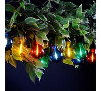 Festive Led Filament Connectable Outdoor Festoon Light Multi-Coloured Clear