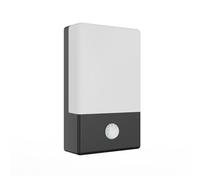 Festive Lights - 18.5cm USB Rechargeable PIR Motion Sensor Security Battery Wall Light - 60 Warm White SMD LEDs, Outdoor IP54 Weather Resistant, 300 Lumen Output, Wire Free Welcome Garden Illumination