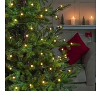 Festive Lights - 19.9m Christmas Multi Function 200 LED Warm White Berry Fairy String Lights - Battery Operated Indoor Outdoor Home Garden Tree Seasonal Lighting Decoration - with 6 Hour Timer