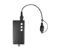 Festive Lights - ConnectGo® D Battery Box IP44 with 4 Functions & Timer - 30cm Black Cable
