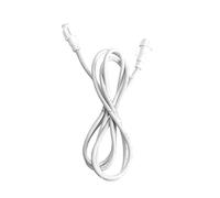 Festive Lights - ConnectPro Festoon Fairy Light Extension & Starter Cable Accessories - Connectable Outdoor Waterproof Ruber Cable - (2m, White Extension Lead)