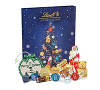 Festive Lindt Chocolates Advent Calendar 2025-24 Days Christmas Countdown Calendar Assorted Chocolates Gift Box 289g with Topline Tree Decoration. Great Christmas Gifts for Women, Secret Santa Gifts