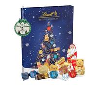 Festive Lindt Chocolates Advent Calendar 2025-24 Days Christmas Countdown Calendar Assorted Chocolates Gift Box 289g with Topline Tree Decoration. Great Christmas Gifts for Women, Secret Santa Gifts