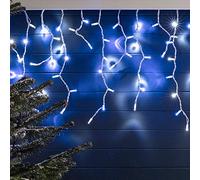 Festive Magic Snowing Icicles 720 White-Blue LEDs (Multicolour, 720 LEDs x 17.85 Length x 72cm Drop)