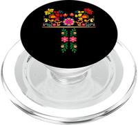 Festive Mexican Fiesta Flowers Folklore Costume PopSockets PopGrip for MagSafe