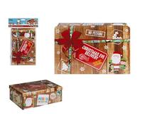 Festive Multicolor 'New Xmas Design' Xmas Eve Box Mini - 17 x 26.5 x 8.5cm (1 Pc.) - Unique & Vibrant Design - Ideal for Gifts & Home Decor