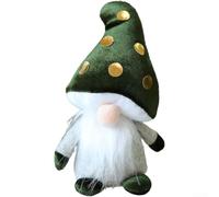 Festive No Face Doll Pendant with Mushroom Head Design Plush Easter Ornament for Spring Decor and Giving 8x14cm(B)