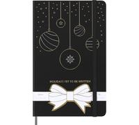 Festive Notebook, Ruled Notebook, Hard Cover and Elastic Closure, Ideal as Ch...