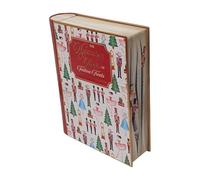 Festive Nutcracker Book of Teatime Treats Assorted Biscuits Decorative Gift Tin Novelty Keepsake Box Selection of Crunchy Cookies