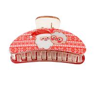 Festive Ornament Snowman Barrette With Strong Hold For Various Hair Types Party Hairpeices Daily Wear Hair Decoration