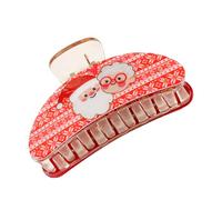 Festive Ornament Snowman Barrette With Strong Hold For Various Hair Types Party Hairpeices Daily Wear Hair Decoration