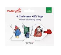Festive Paddington - 6 Gift Tags - Zero Plastic Christmas
