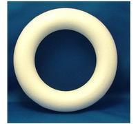 Festive Polystyrene Half Round Rings/Wreaths - Packs of 2-25Cms